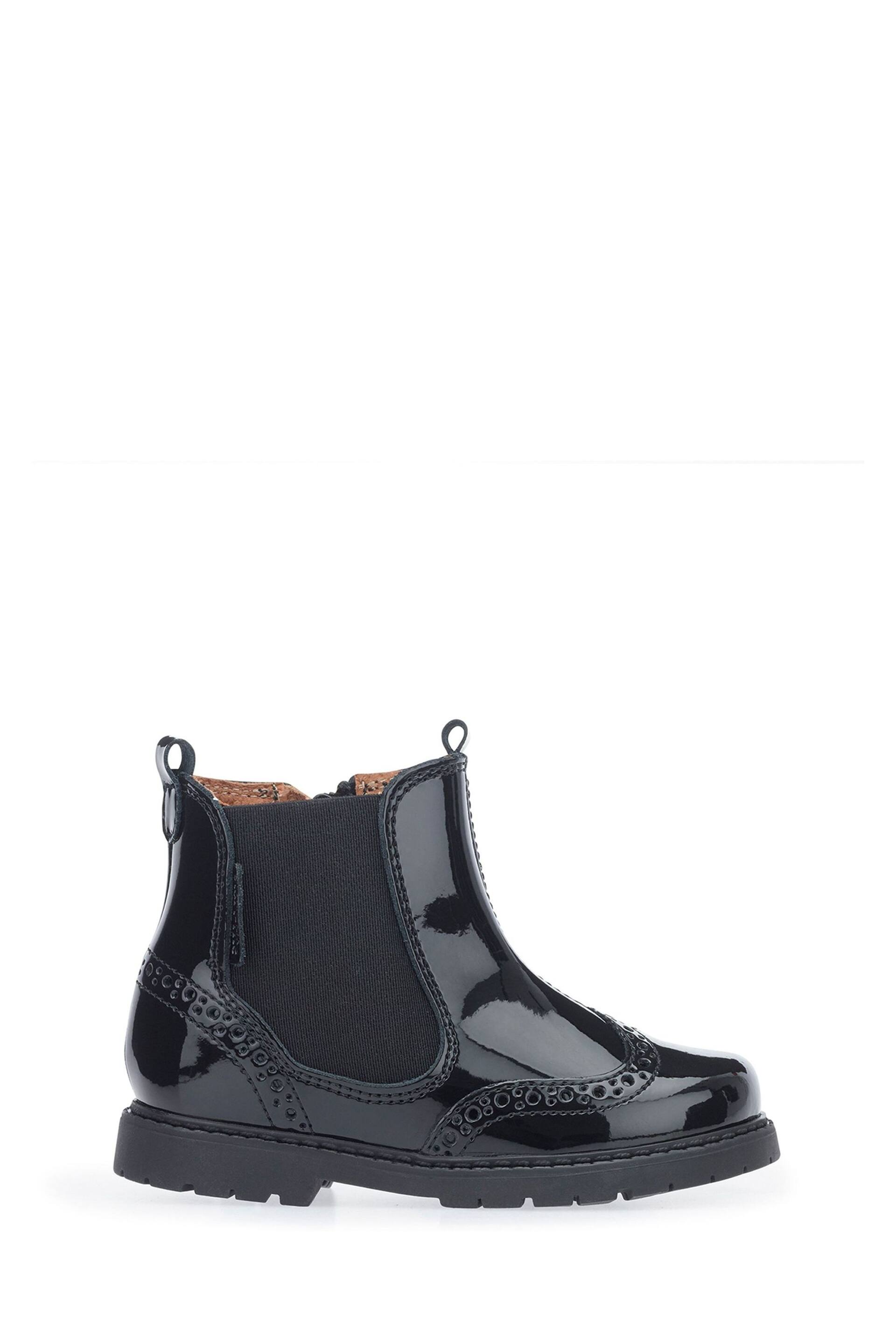 Start Rite Chelsea Black Patent Leather Black Zip Up Boots - Image 1 of 6