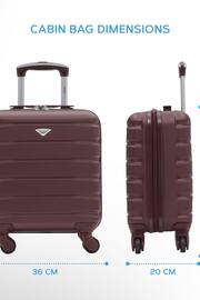Flight Knight EasyJet Underseat 45x36x20cm 4 Wheel ABS Hard Case Cabin Carry On Suitcase Set Of 2 - Image 2 of 6