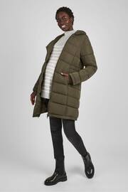 JoJo Maman Bébé Khaki 2-in-1 Maternity Puffer Coat - Image 1 of 7