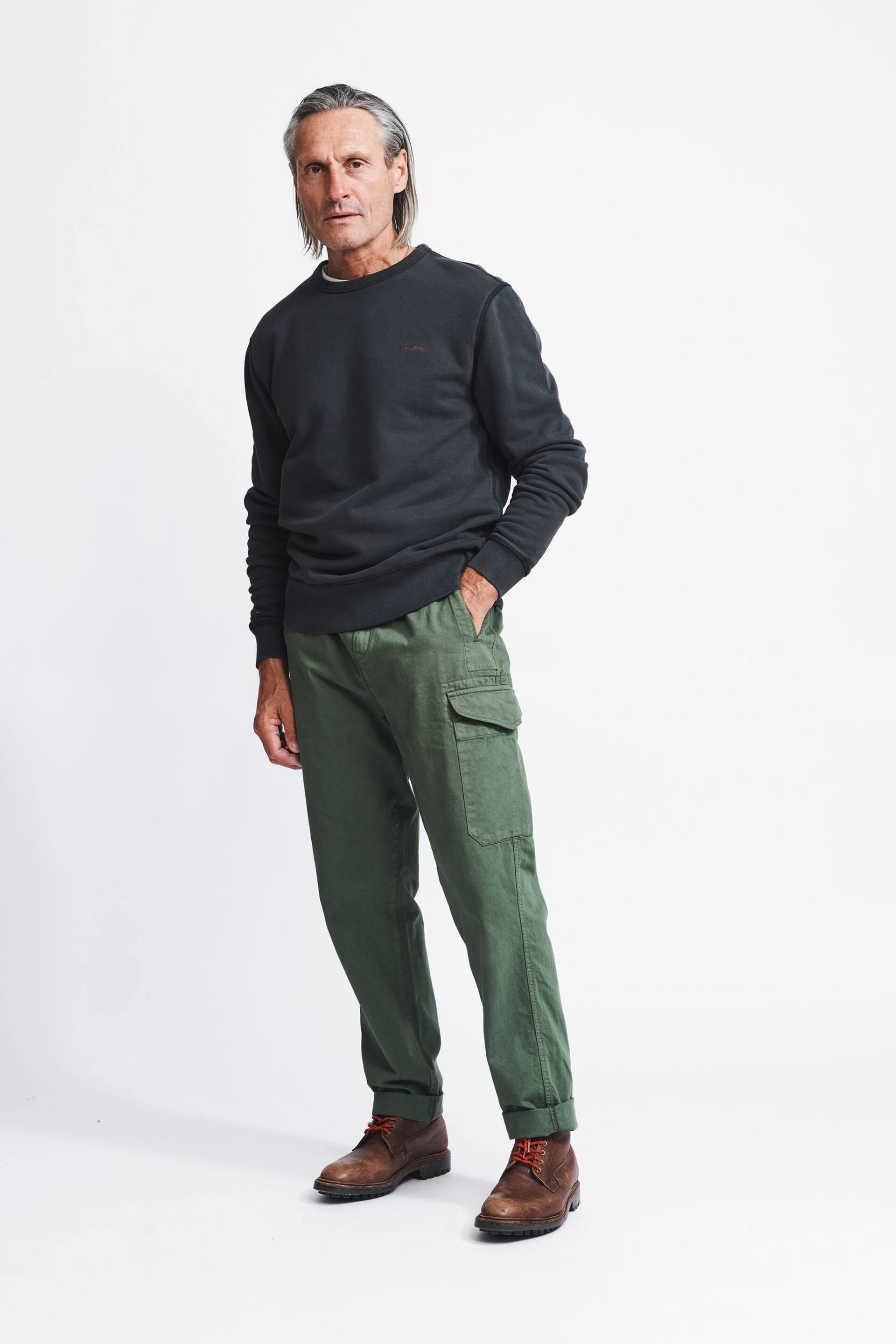 Aubin Vestry Relaxed Crew Neck Sweat Top - Image 3 of 6