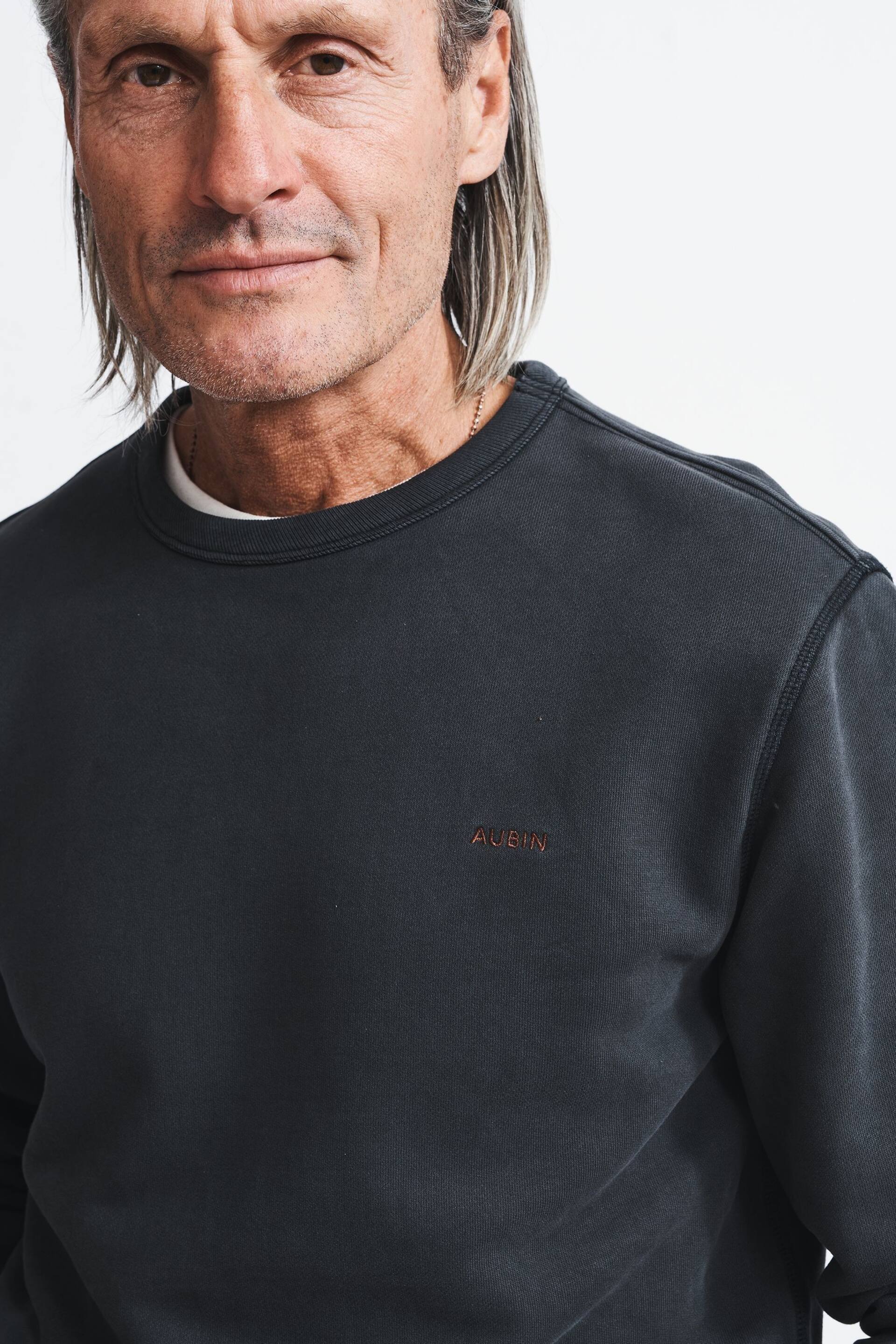 Aubin Vestry Relaxed Crew Neck Sweat Top - Image 4 of 6