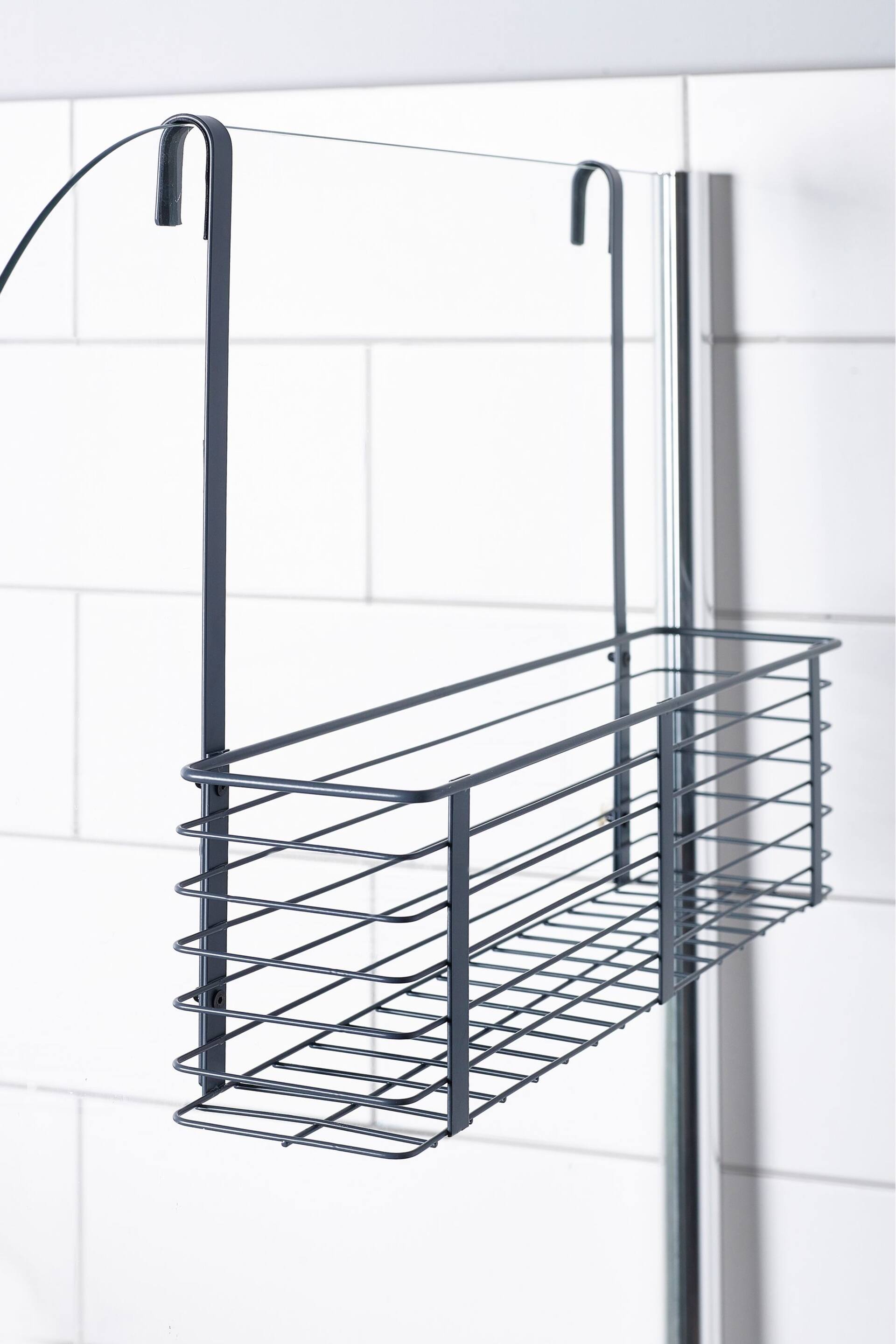 Grey Over Door Shower Caddy - Image 3 of 4