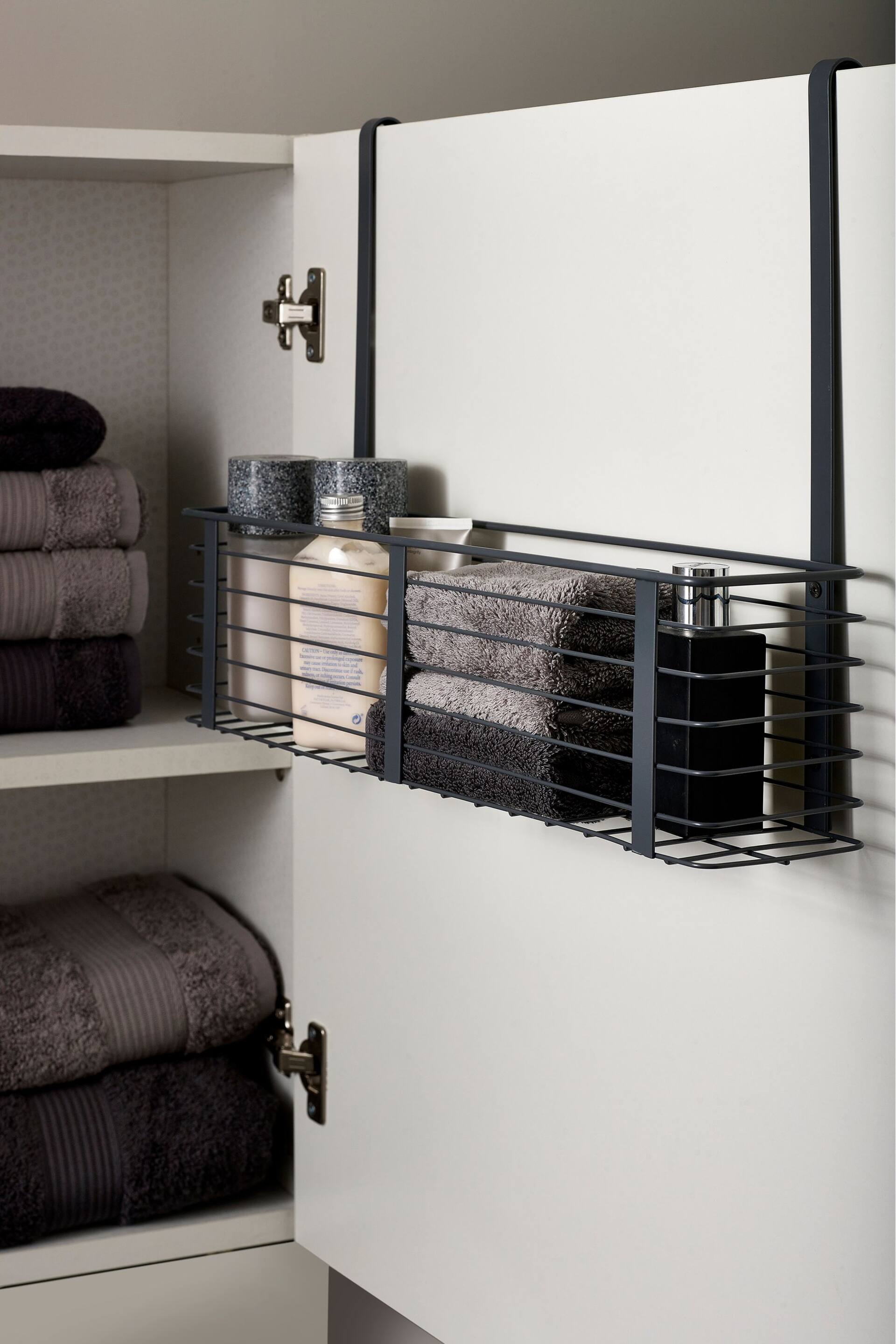 Grey Over Door Shower Caddy - Image 4 of 4