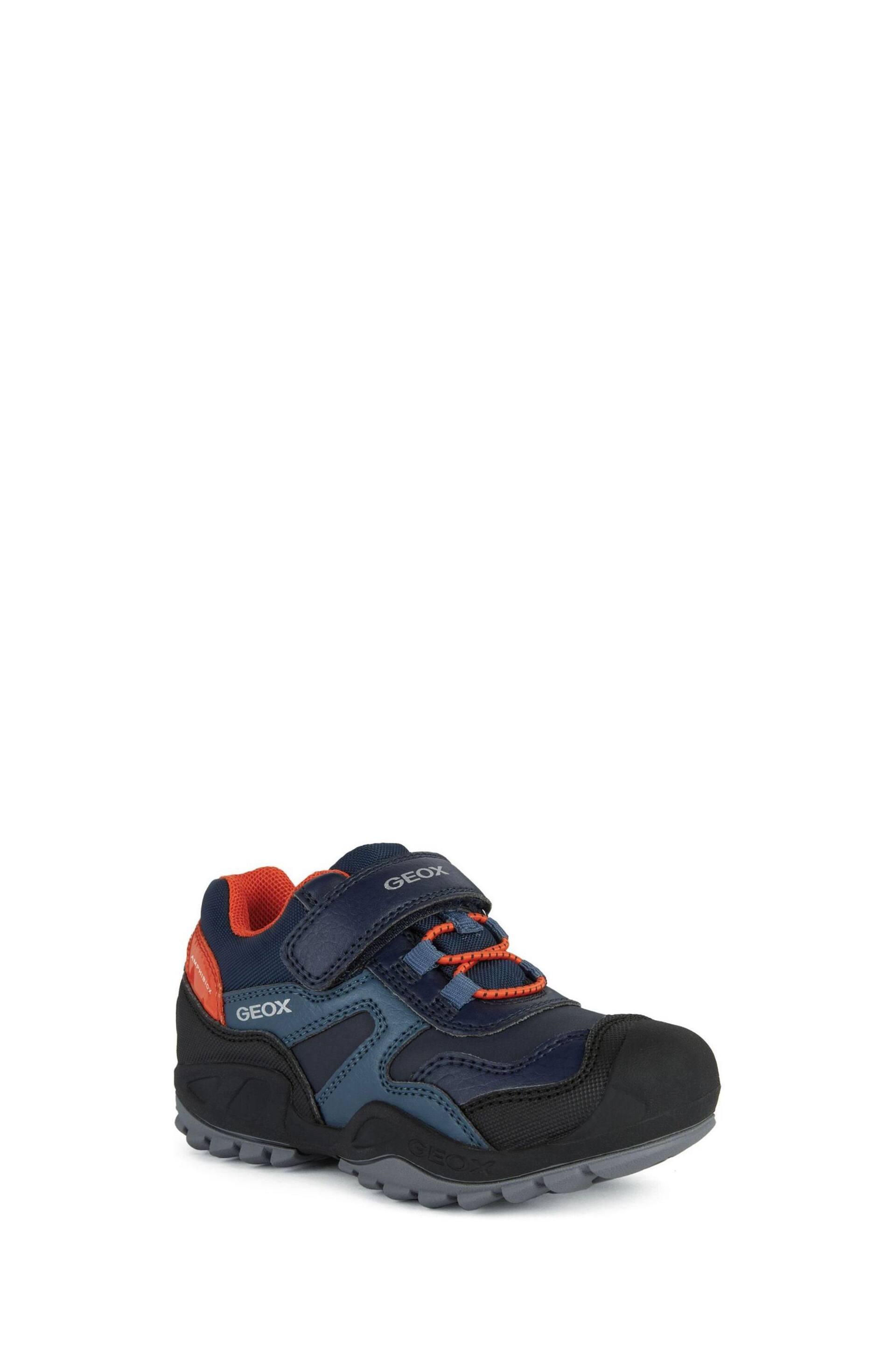 Geox Junior Boys Blue New Savage Shoes - Image 2 of 6