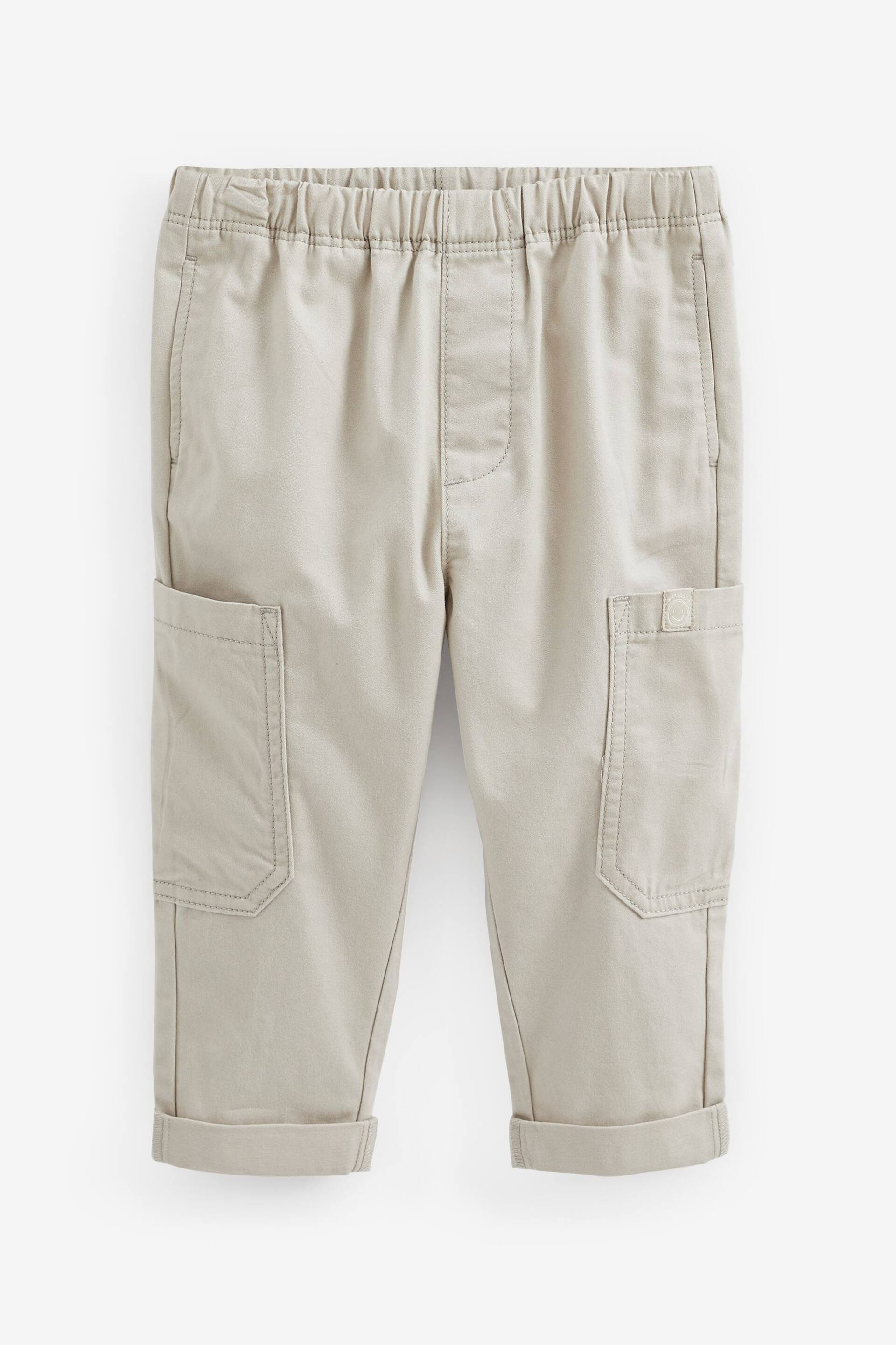 Neutral Side Pocket Pull-On Trousers (3mths-7yrs) - Image 5 of 6