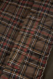 Celtic & Co. Mens Waxed Brown Cotton Overshirt - Image 9 of 9