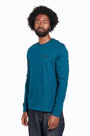 Penfield Blue Sketch Mountain Back Graphic Long-Sleeved T-Shirt - Image 1 of 7