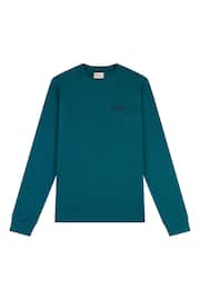 Penfield Blue Sketch Mountain Back Graphic Long-Sleeved T-Shirt - Image 4 of 7