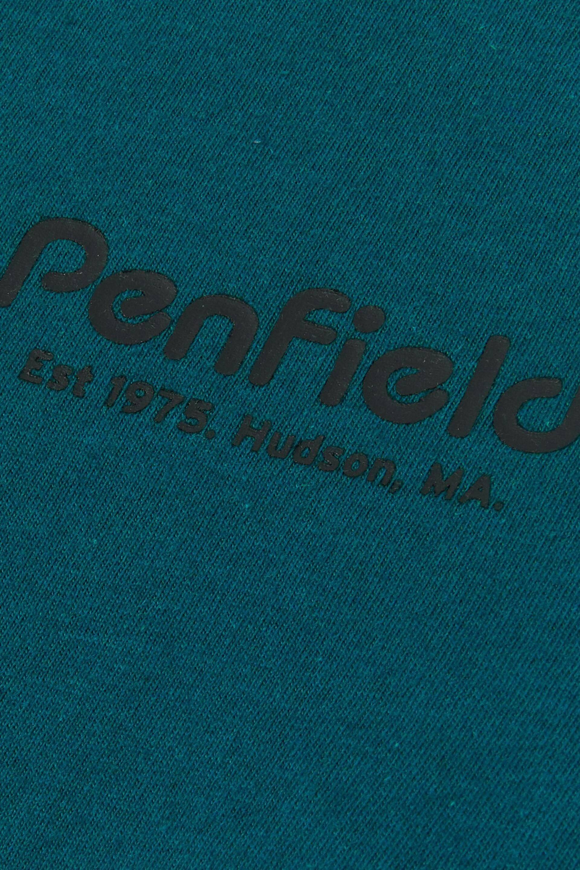 Penfield Blue Sketch Mountain Back Graphic Long-Sleeved T-Shirt - Image 6 of 7