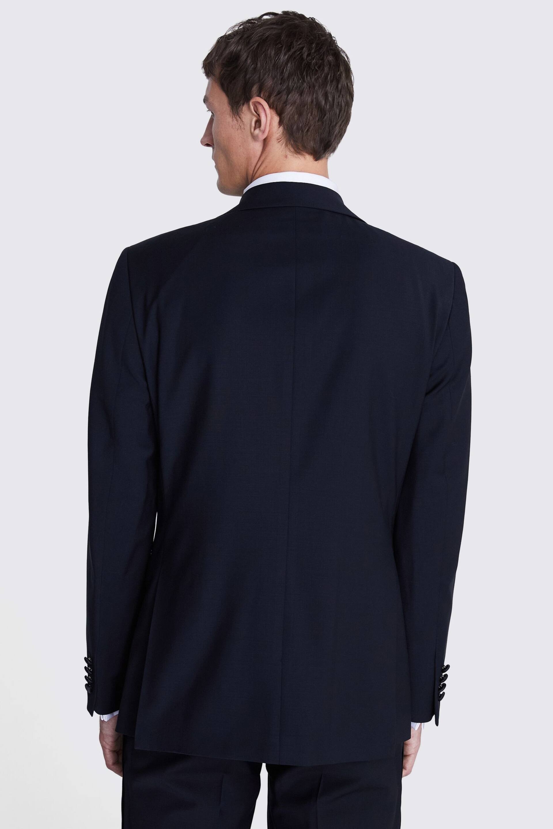 MOSS Regular Fit Black Notch Lapel Suit: Jacket - Image 3 of 4