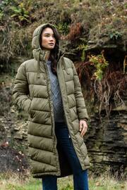 Tog 24 Green Raleigh Thermal Padded Long Coat - Image 1 of 8