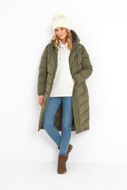 Tog 24 Green Raleigh Thermal Padded Long Coat - Image 4 of 8