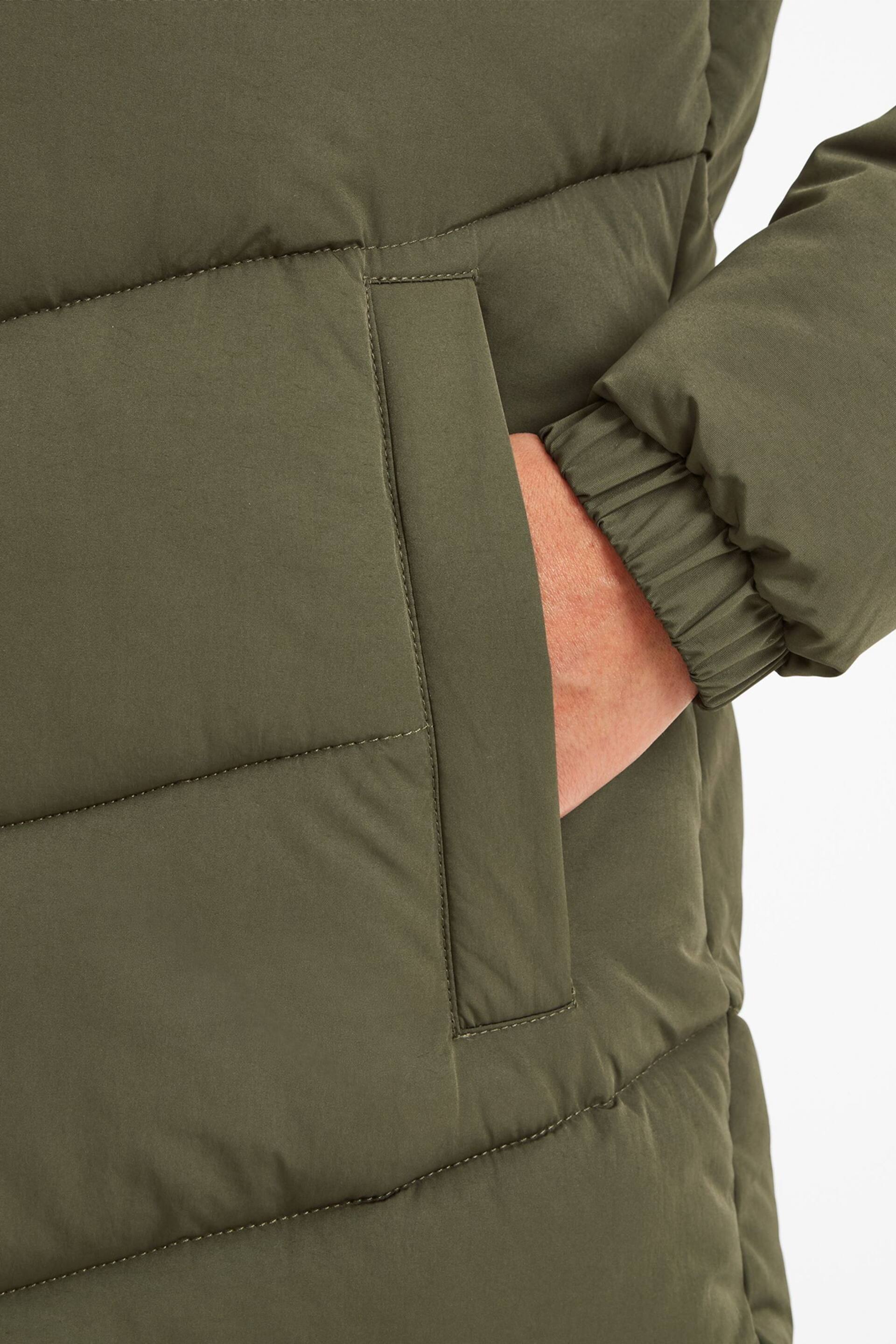 Tog 24 Green Raleigh Thermal Padded Long Coat - Image 6 of 8