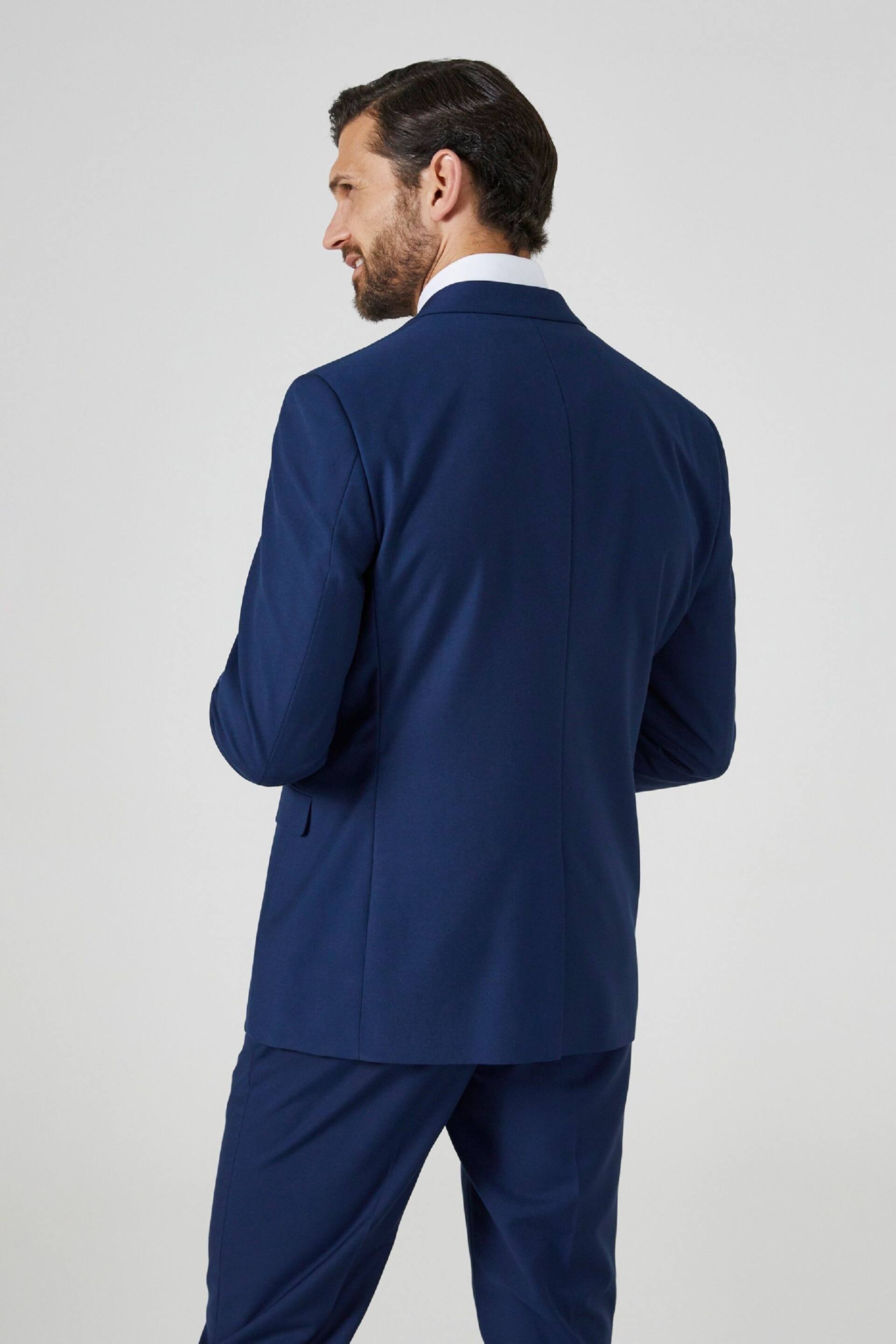 Skopes Kennedy Royal Blue Tailored Fit Suit Jacket - Image 2 of 4