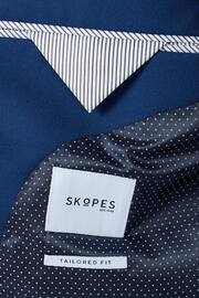 Skopes Kennedy Royal Blue Tailored Fit Suit Jacket - Image 4 of 4