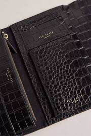 Ted Baker Black Travelz Passport Holder Travel Wallet - Image 4 of 4