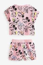 Pink Disney Mickey Mouse & Friends T-Shirt and Cycle Shorts Set (3mths-7yrs) - Image 6 of 7
