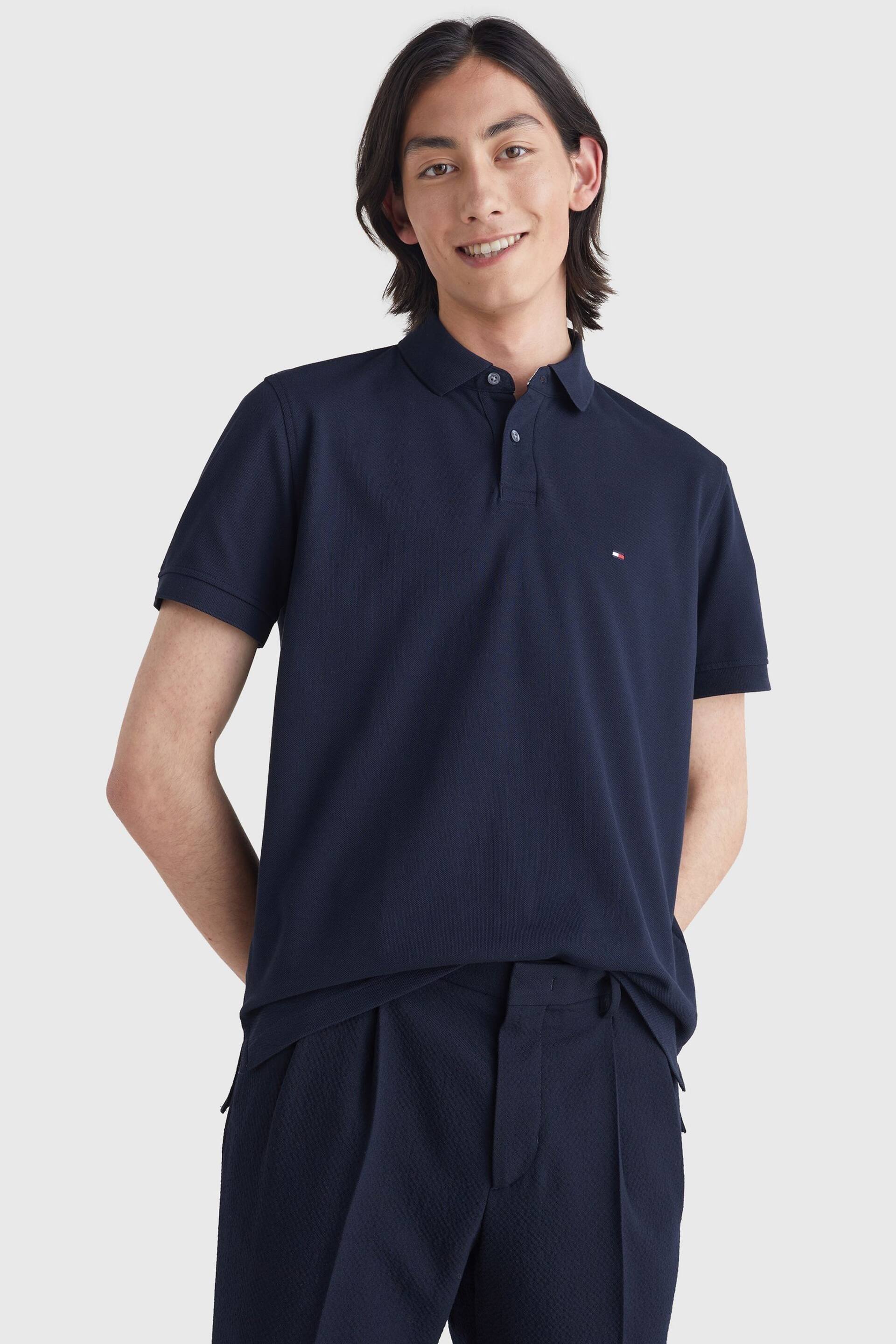 Tommy Hilfiger Blue 1985 Polo Shirt - Image 1 of 5
