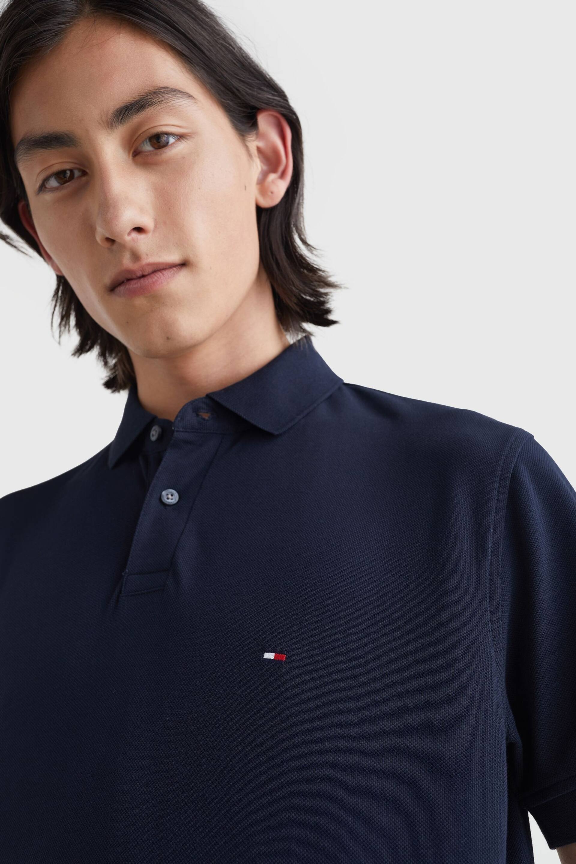Tommy Hilfiger Blue 1985 Polo Shirt - Image 4 of 5