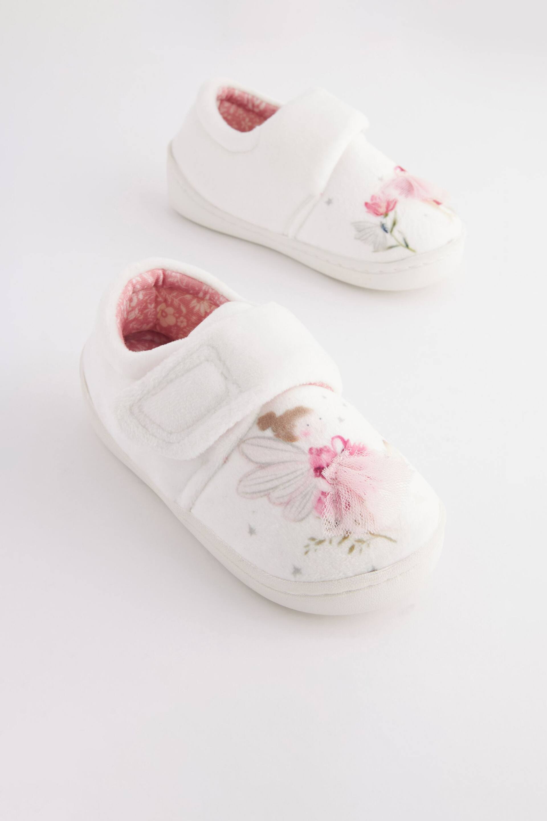 White Fairy Cupsole Slippers - Image 4 of 8