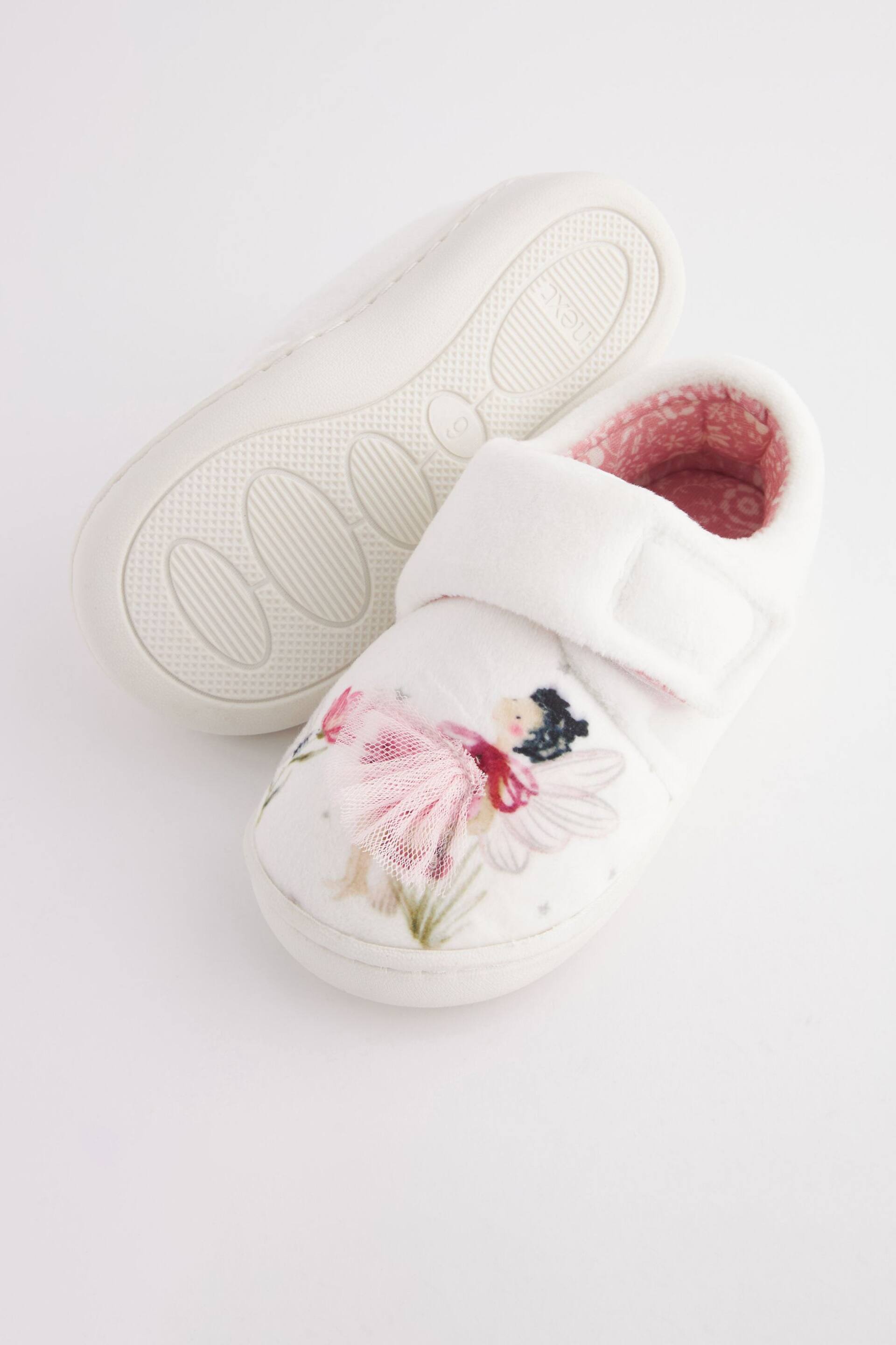 White Fairy Cupsole Slippers - Image 6 of 8