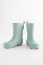 Sage Green Rubber Wellies - Image 3 of 5