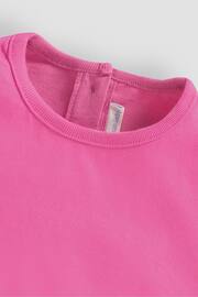 JoJo Maman Bébé Orchid Pink Pretty T-Shirt - Image 5 of 6