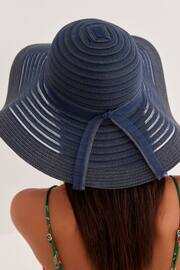 Navy Blue Wedding Occasion Hat - Image 3 of 6