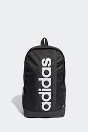 adidas Black Linear Backpack - Image 1 of 5