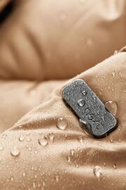 Stone Regular Length Shower Resistant Chevron Duvet Padded Coat (3-16yrs) - Image 7 of 9