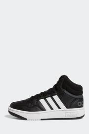 adidas Black/white Hoops Mid Shoes - Image 2 of 9