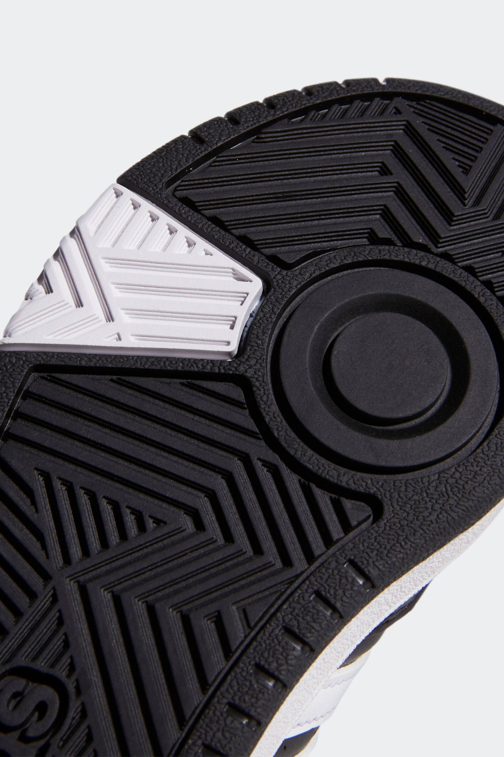 adidas Black/white Hoops Mid Shoes - Image 9 of 9