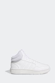 adidas White Hoops Mid Shoes - Image 1 of 9