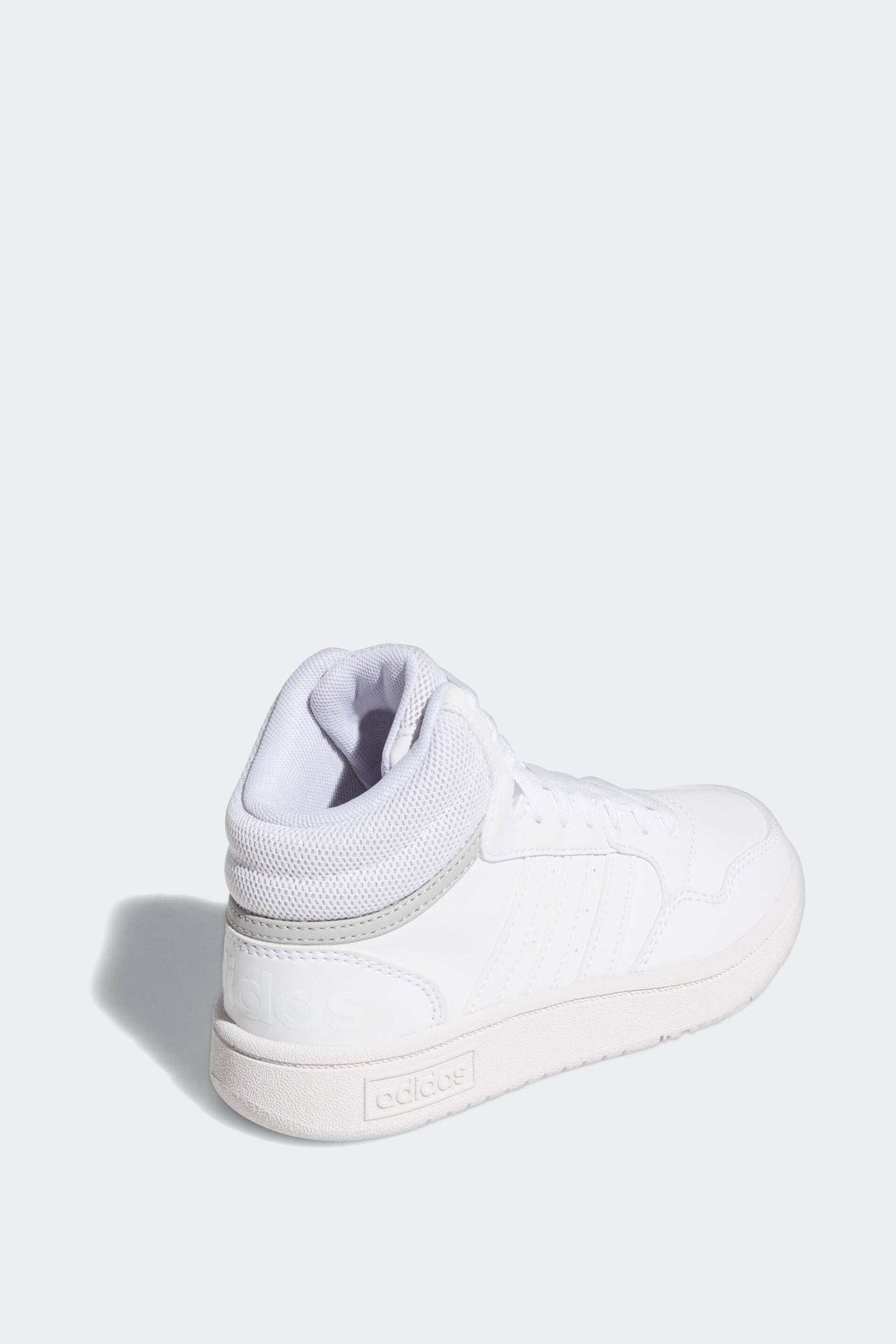 adidas White Hoops Mid Shoes - Image 5 of 9