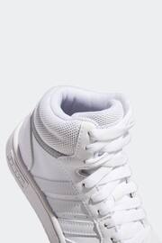 adidas White Hoops Mid Shoes - Image 8 of 9