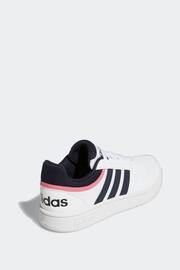 adidas Originals Pink white black Hoops 3.0 Low Classic Trainers - Image 1 of 9