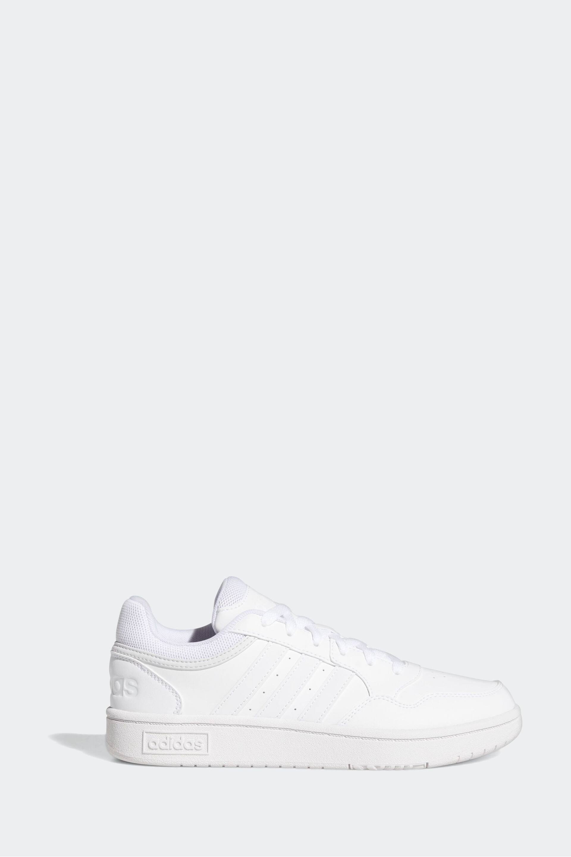 adidas Originals White Hoops 3.0 Low Classic Trainers - Image 1 of 11