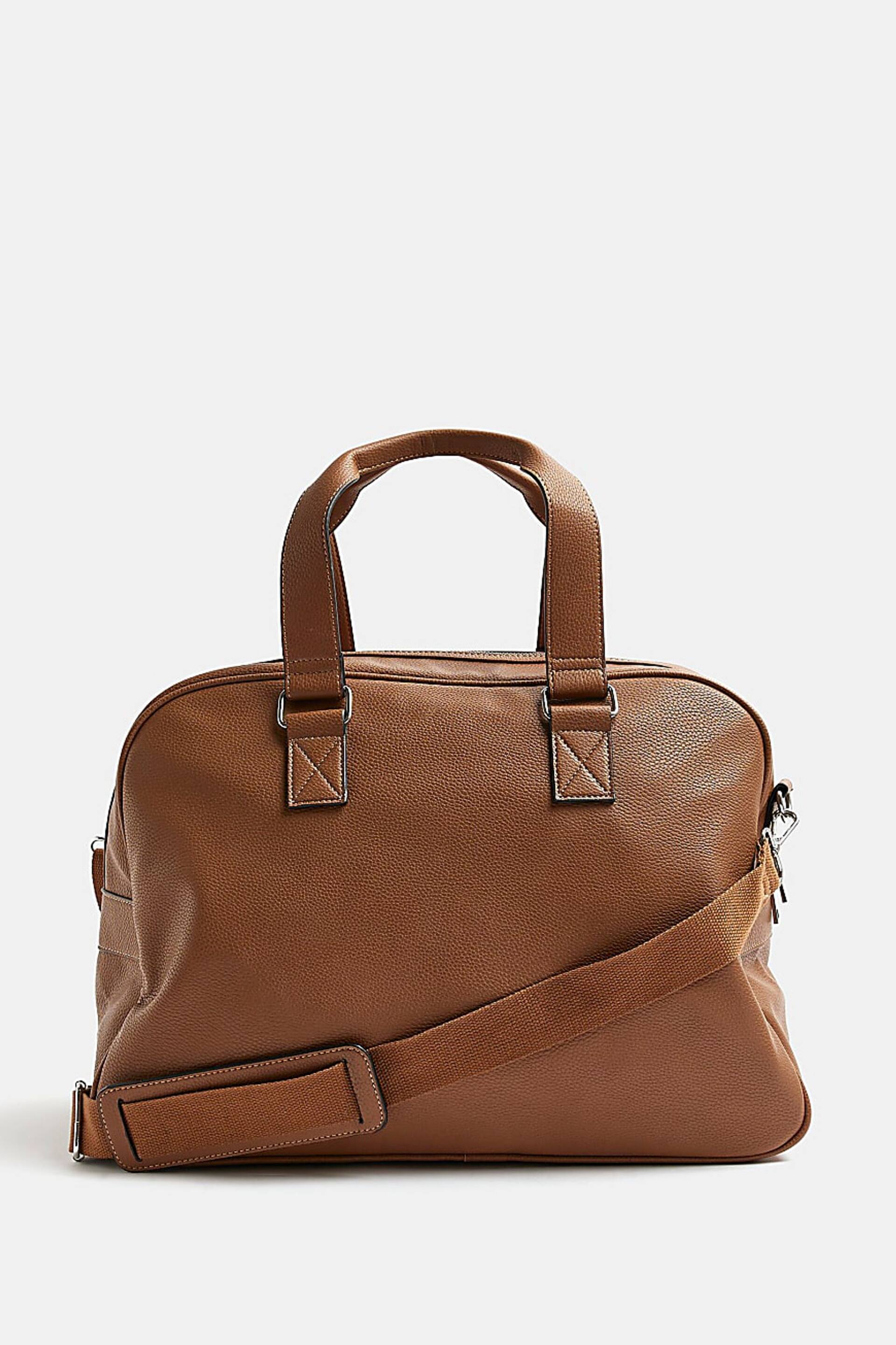 River Island Brown Light Holdall - Image 3 of 5