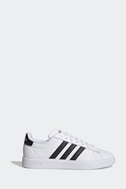 adidas White/Black Grand Court 2.0 Trainers - Image 1 of 8