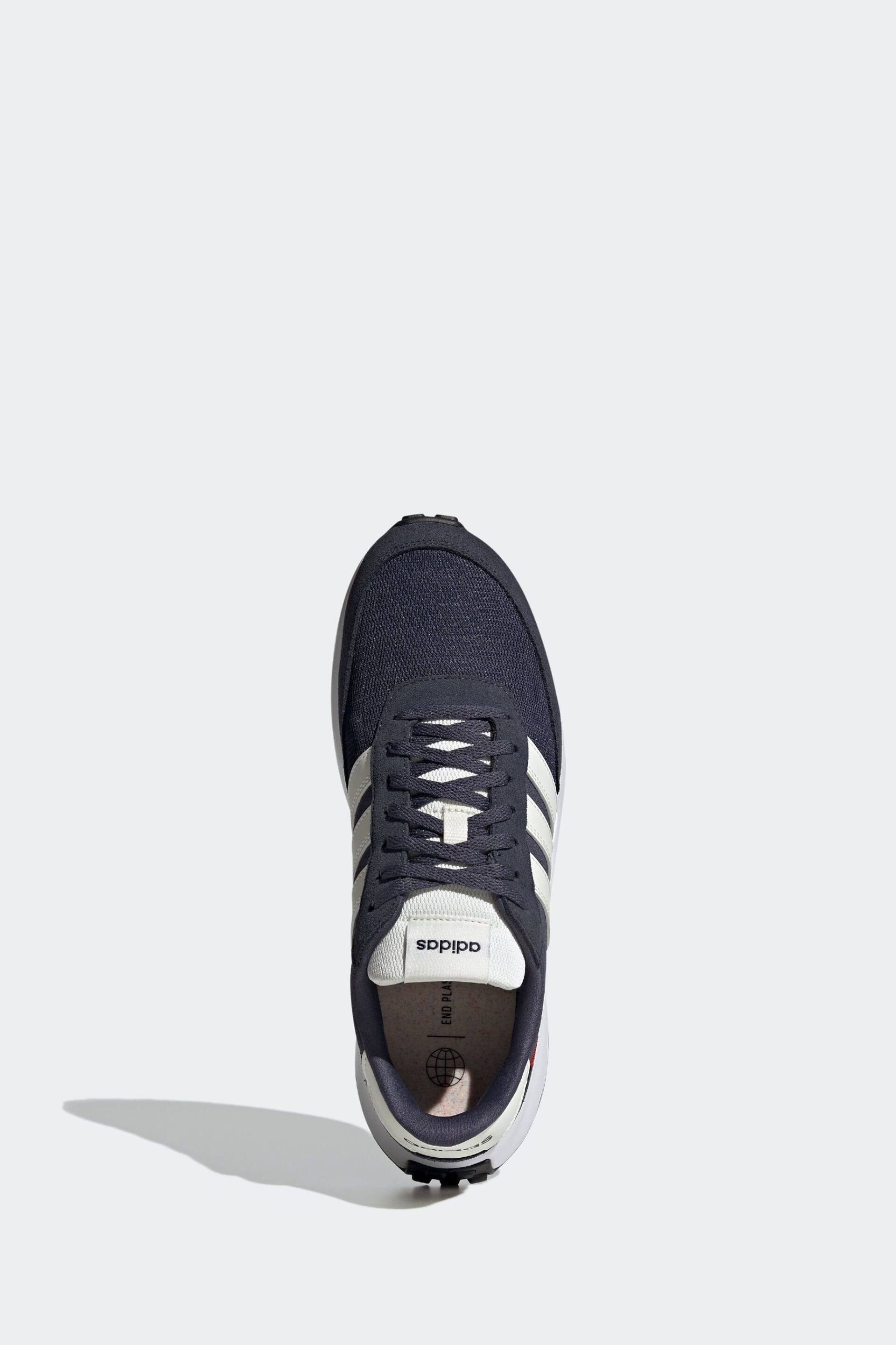 adidas Blue/white Run 70s Lifestyle Running Trainers - Image 5 of 8