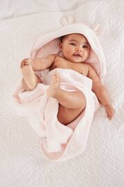 The White Company White Baby Bear Hooded Towel - Image 1 of 3