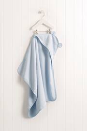 The White Company Boys Blue Bear Hooded Towel - Image 2 of 3