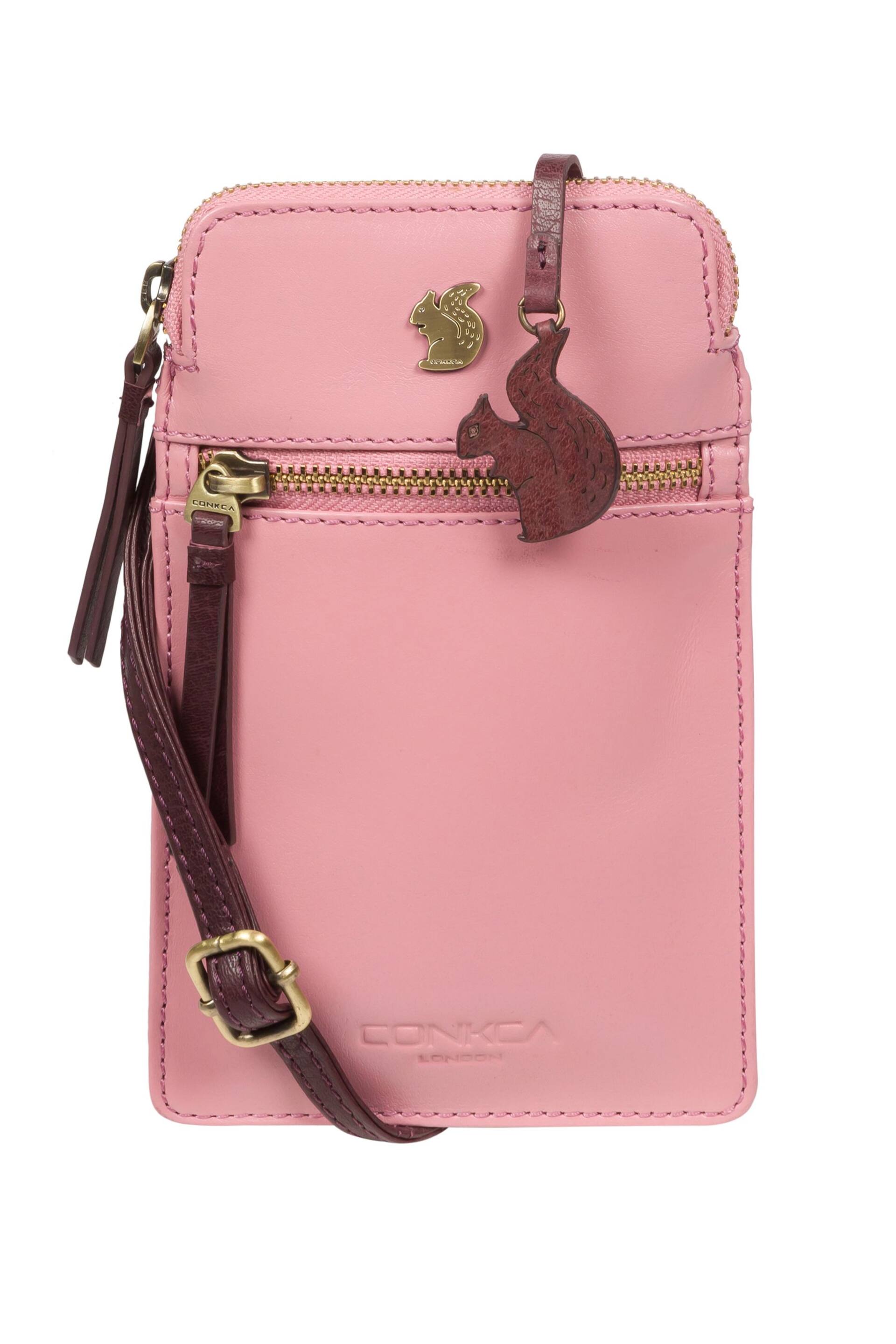 Conkca Bambino Leather Cross-Body Phone Bag - Image 2 of 4