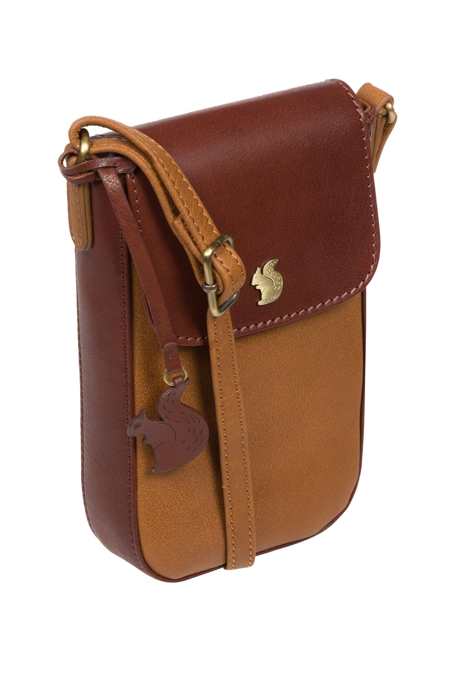 Conkca Buzz Leather Cross-Body Phone Bag - Image 3 of 5