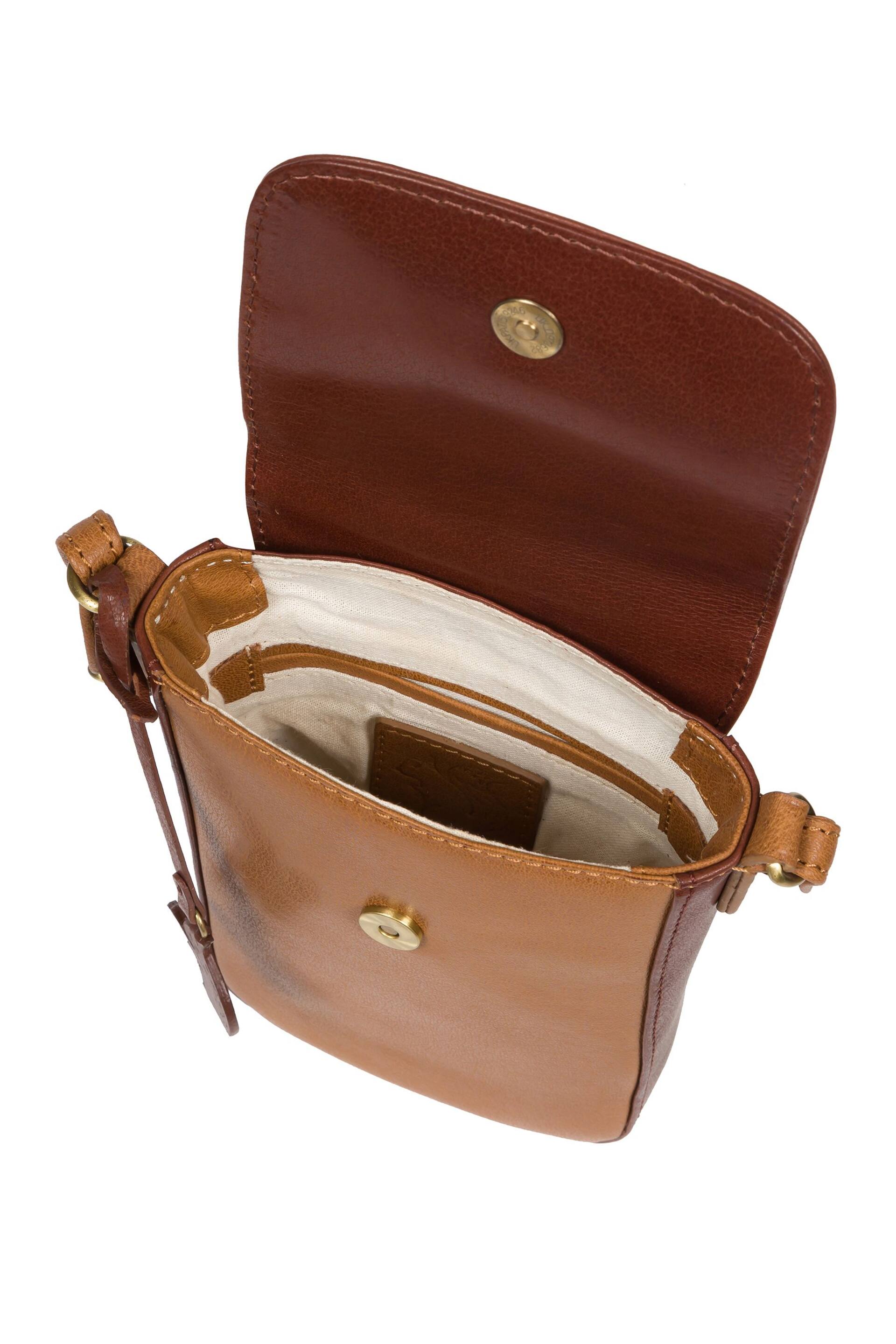 Conkca Buzz Leather Cross-Body Phone Bag - Image 4 of 5