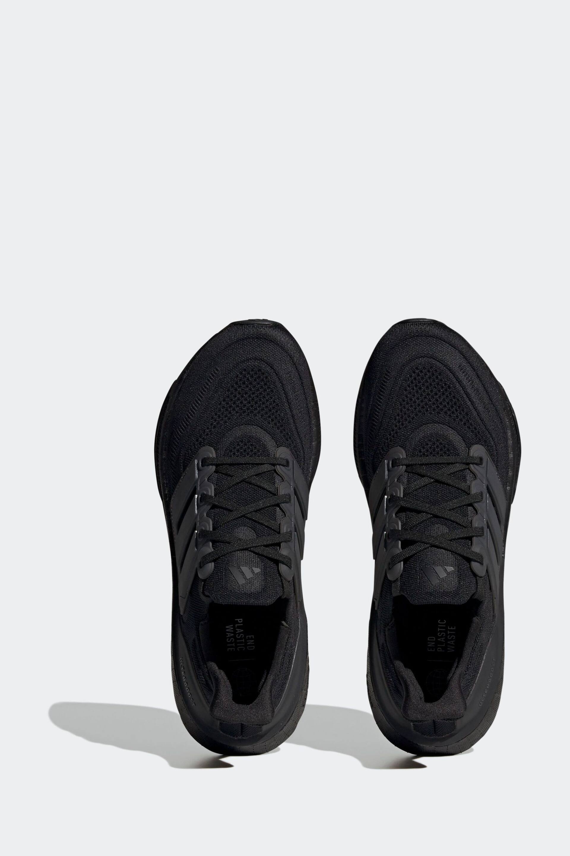 adidas Black Ultraboost Light Trainers - Image 6 of 11