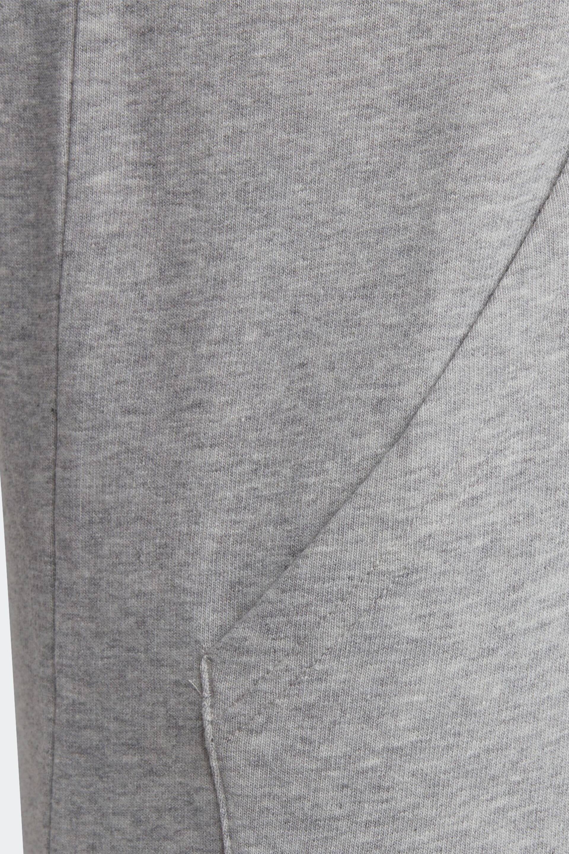 adidas Grey Sportswear Essentials Two Colored Big Logo Cotton Hoodie - Image 6 of 8