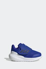 adidas Blue Sportswear Runfalcon 3.0 Hook And Loop Trainers - Image 1 of 9