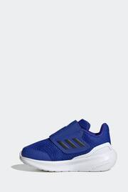 adidas Blue Sportswear Runfalcon 3.0 Hook And Loop Trainers - Image 2 of 9