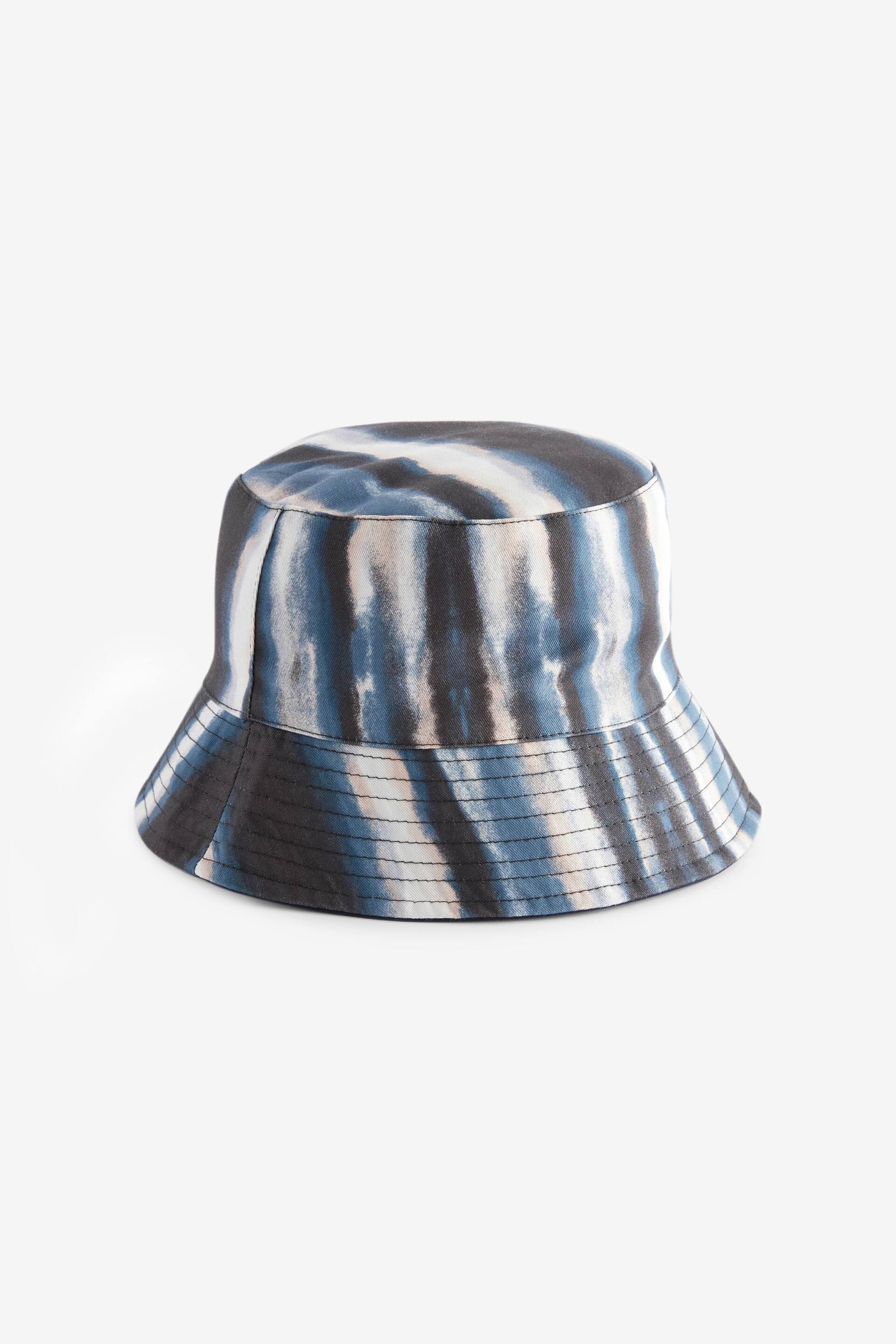 Navy Tie Dye Reversible Bucket Hat - Image 5 of 7